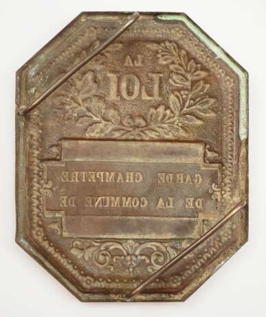 Frankreich: Abzeichen für Gemeinde Landwächter. - фото 3