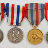 Frankreich: Sammlung Eisenbahn-Verdienst-Medaillen, 4 Exemplare. - фото 1