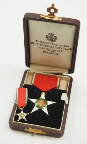 Italien: Kolonial-Orden des Sterns von Italien, Ritterkreuz, im Etui. - photo 1