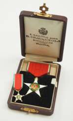 Italien: Kolonial-Orden des Sterns von Italien, Ritterkreuz, im Etui.
