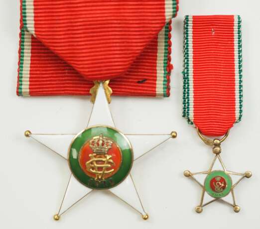 Italien: Kolonial-Orden des Sterns von Italien, Ritterkreuz, im Etui. - photo 3