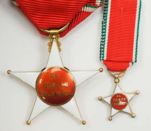 Italien: Kolonial-Orden des Sterns von Italien, Ritterkreuz, im Etui. - photo 4