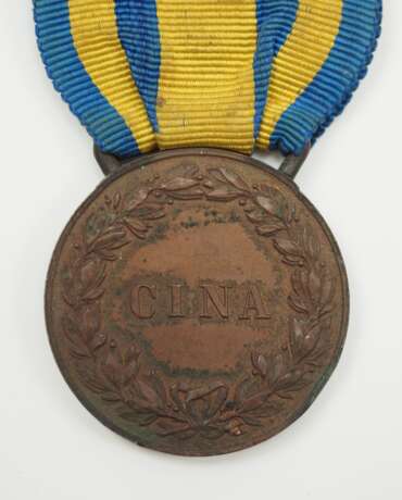 Italien: Erinnerungsmedaille an den Feldzug in China. - photo 3