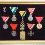 Österreich: Auszeichnungsrahmen mit Kaiserlichem Orden der Eisernen Krone, 3. Klasse mit KD. - фото 1