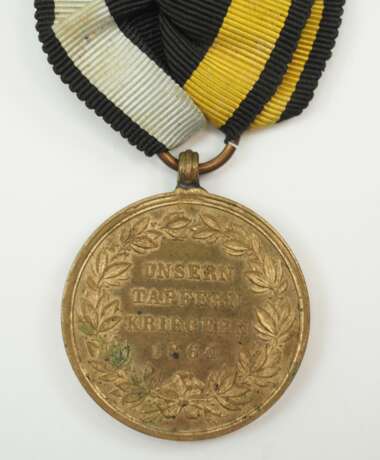 Österreich: Kriegsdenkmünze 1864, in Bronze. - фото 3