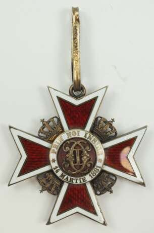 Rumänien: Orden der Krone von Rumänien, 2. Modell (1932 - 1947), Komturkreuz. - photo 1 Rumänien: Orden der Krone von Rumänien, 2. Modell (1932 - 1947), Komturkreuz. - photo 1