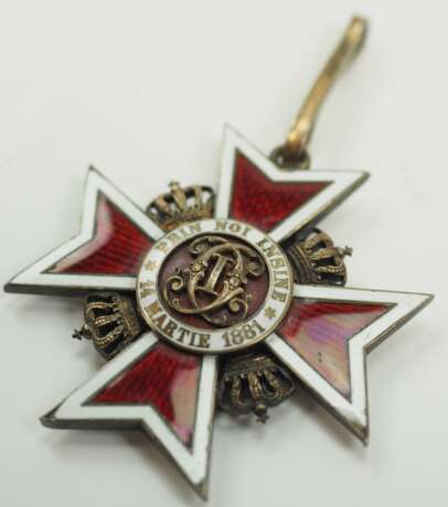 Rumänien: Orden der Krone von Rumänien, 2. Modell (1932 - 1947), Komturkreuz. - photo 2 Rumänien: Orden der Krone von Rumänien, 2. Modell (1932 - 1947), Komturkreuz. - photo 2