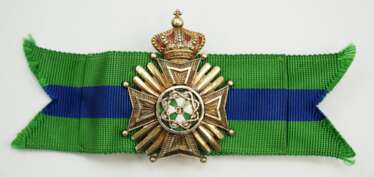 Rumänien: Ehren-Verdienstkreuz, 1. Klasse, für Damen.