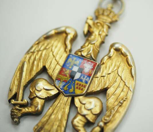 Rumänien: Ehren-Dekoration des rumänischen Adlers, Komtur, 1. Klasse. - photo 2 Rumänien: Ehren-Dekoration des rumänischen Adlers, Komtur, 1. Klasse. - photo 2