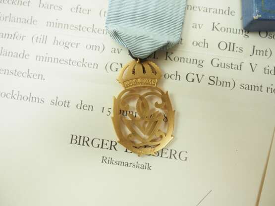 Schweden: Auszeichnungspaar für einen Maschinisten. - photo 4 Schweden: Auszeichnungspaar für einen Maschinisten. - photo 4