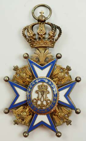 Serbien: St. Sava-Orden, 1. Modell, 1. Typ (1883-1903), Komturkreuz. - photo 3