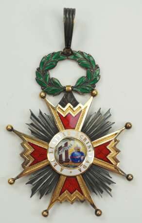 Spanien: Orden Isabella der Katholischen, 3. Modell (1875-1931), Komtur Kreuz. - photo 1