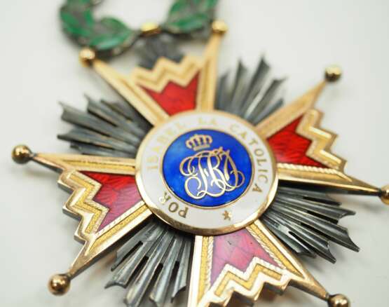 Spanien: Orden Isabella der Katholischen, 3. Modell (1875-1931), Komtur Kreuz. - photo 4