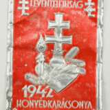 Ungarn: Erinnerungsplakette der Levente-Jugend - Weihnachten 1942. - photo 1