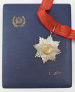 World. Afghanistan: Orden des Sterns (Nishan-e Ustur), 5. Modell (1960-1973), 3. Klasse, im Etui.