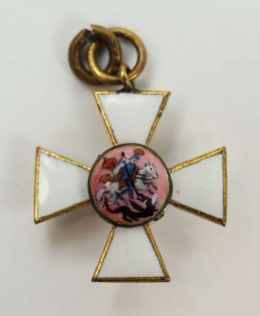 Russland: St. Georgs Orden, 4. Klasse Miniatur. - Foto 1 Russland: St. Georgs Orden, 4. Klasse Miniatur. - Foto 1