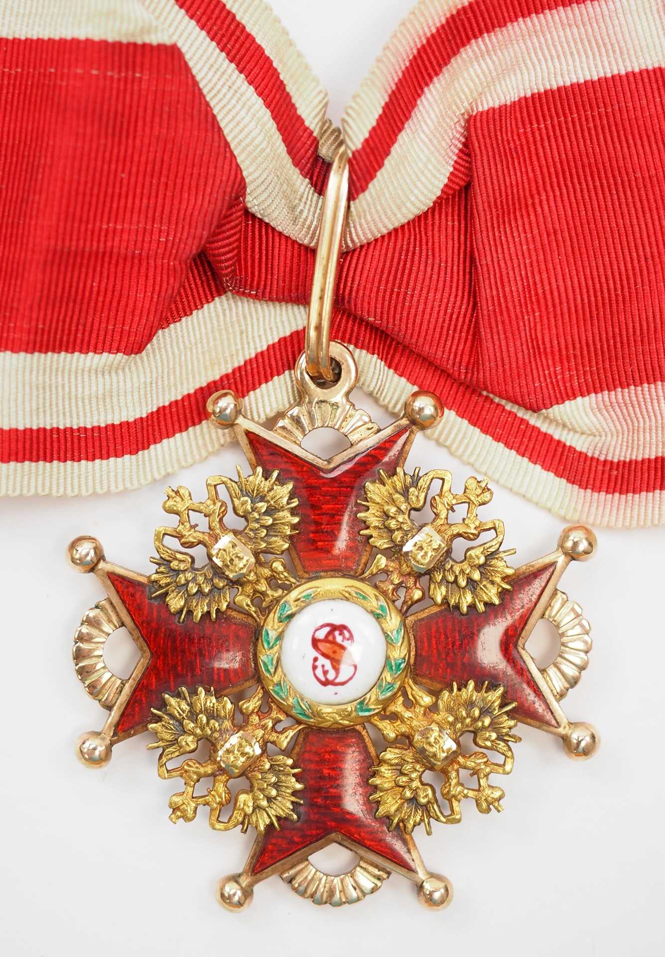 Russland: Kaiserlicher und Königlicher Orden vom heiligen Stanislaus, 2. Modell, 2. Typ (ca. 1841-1917), 2. Klasse.