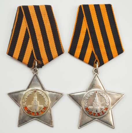 Sowjetunion: Ruhmesorden, 2. und 3. Klasse. - photo 1 Sowjetunion: Ruhmesorden, 2. und 3. Klasse. - photo 1