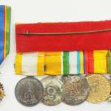 Thailand: Ordenschnalle mit 5 Auszeichnungen. - photo 2