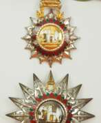 World. Thailand: Der sehr hohe Orden des Weißen Elefanten 5. Modell (seit 1941), 2. Klasse Satz.