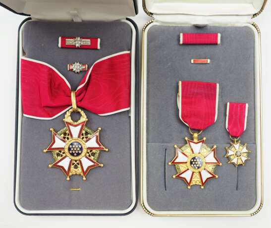 USA: Legion of Merit, Kommandeur und Legionär, im Etui. - photo 1