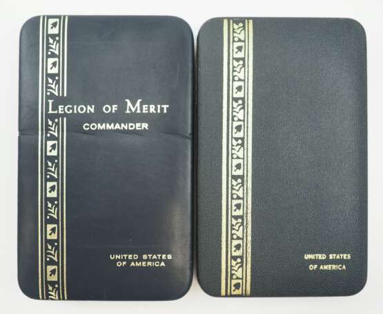 USA: Legion of Merit, Kommandeur und Legionär, im Etui. - photo 2