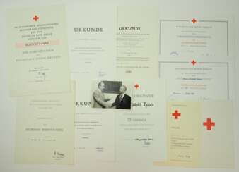 Bayern: Urkundennachlass eines Rot-Kreuz Angehörigen aus München.