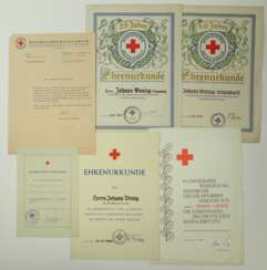 Bayern: Urkundennachlass eines Rot-Kreuz Angehörigen aus Schwabach.