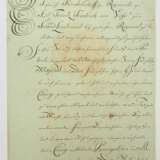 Preussen: Patent zum Second-Lieutenant im Regiment zu Fuß Franz Friedrich von Voss - 1794. - photo 1
