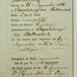 Preussen: Militair-Paß eines Wachtmeisters der 4. Esc. des Garde Ulanen Regiment - Jahrgang 1825. - photo 2