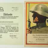 Stahlhelmbund: Urkundenpaar für ein Mitglied des L.-V. Nordsee. - photo 1