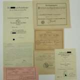 Kriegsmarine: Urkundenachlass eines Werftoberrechnungsführers in Wilhelmshaven. - Foto 1