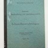 Sammel-Beschreibung und Betriebsvorschrift für die Schweißeinrichtungen auf U Booten, Bauart VII C - Baujahr 1942. - photo 2