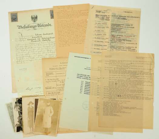 Urkundennachlass des Generalleutnant der Luftwaffe. - Foto 2 Urkundennachlass des Generalleutnant der Luftwaffe. - Foto 2