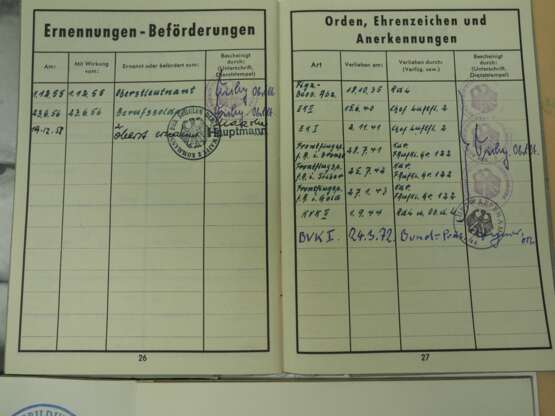 BRD: Urkundennachlass eines Oberst der 2./ (JF) Aufklärungsgruppe 122. - photo 2 BRD: Urkundennachlass eines Oberst der 2./ (JF) Aufklärungsgruppe 122. - photo 2