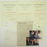 BRD: Bundesverdienstorden - 3 Urkunden. - photo 1