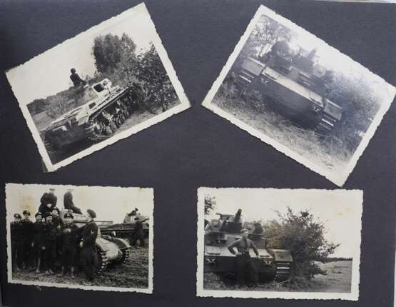 Wehrmacht: 3 Fotoalben eines Panzersoldaten im Panzer-Regiment 7. - фото 3