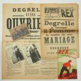 Degrelle, Leon: Lot Postkarten und Zeitschriften. - фото 1