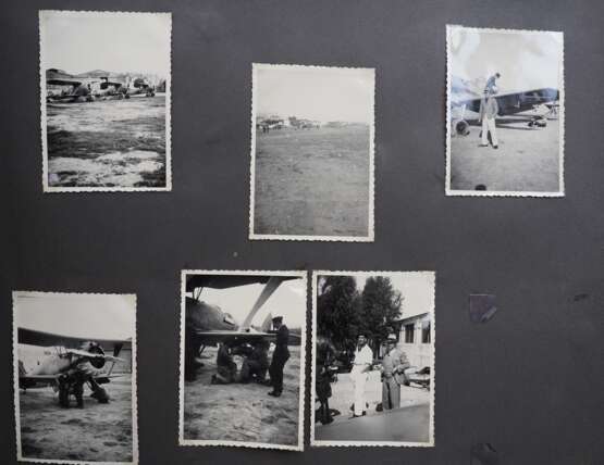 Luftwaffe: 2 Fotoalben des Leutnant und Führers des Nachtjagdkommandos im Jagdgeschwader 132 „Richthofen“ - Legion Condor - Träger des Spanienkreuz in Gold mit Schwertern und Brillanten. - фото 5