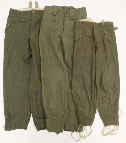 Wehrmacht Feldhose - 3 Exemplare. - фото 1