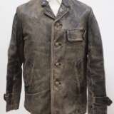 Kriegsmarine: Leder-Jacke für U-Boot Besatzungen und Brückenpersonal. - фото 1