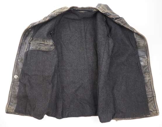 Kriegsmarine: Leder-Jacke für U-Boot Besatzungen und Brückenpersonal. - фото 4