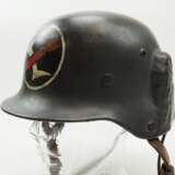 Luftwaffe: Stahlhelm M35 - Modifikation für Bordschützen. - Foto 1