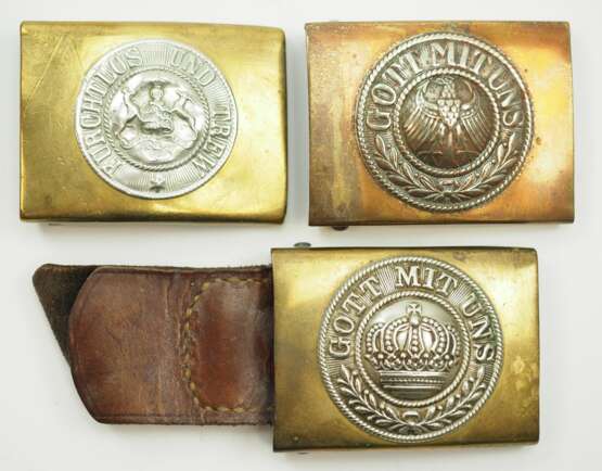 Deutsches Reich: Lot Koppelschlösser - 3 Exemplare. - фото 1