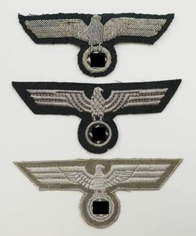 Wehrmacht: Brustadler - 3 Exemplare. - photo 1 Wehrmacht: Brustadler - 3 Exemplare. - photo 1