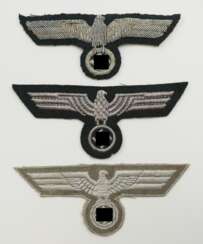 Wehrmacht: Brustadler - 3 Exemplare.