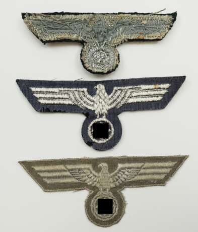 Wehrmacht: Brustadler - 3 Exemplare. - photo 2 Wehrmacht: Brustadler - 3 Exemplare. - photo 2