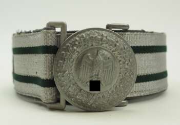 Wehrmacht: Feldbinde mit Schloss, für Offiziere.