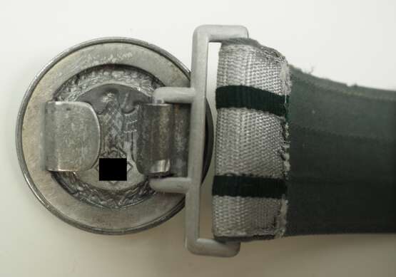 Wehrmacht: Feldbinde mit Schloss, für Offiziere. - photo 4 Wehrmacht: Feldbinde mit Schloss, für Offiziere. - photo 4