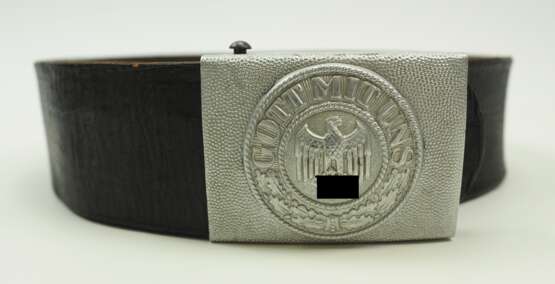 Wehrmacht: Koppelschloss mit Riemen. - photo 1 Wehrmacht: Koppelschloss mit Riemen. - photo 1